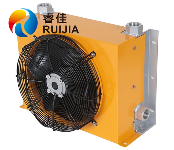 睿佳液壓油風冷卻器RJ-355側面圖 睿佳液壓油風冷卻器RJ-355側面圖