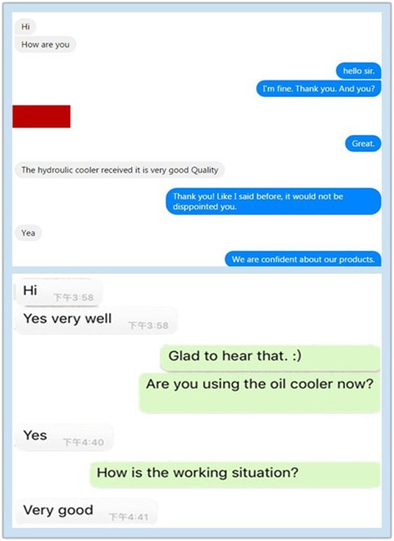 睿佳冷卻器外國客戶滿意度調(diào)差 睿佳冷卻器外國客戶滿意度調(diào)差