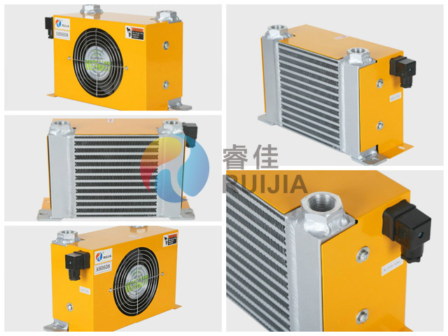 睿佳風(fēng)冷卻器AH0608，<font color='red'>液壓系統(tǒng)冷卻器</font>的首選！