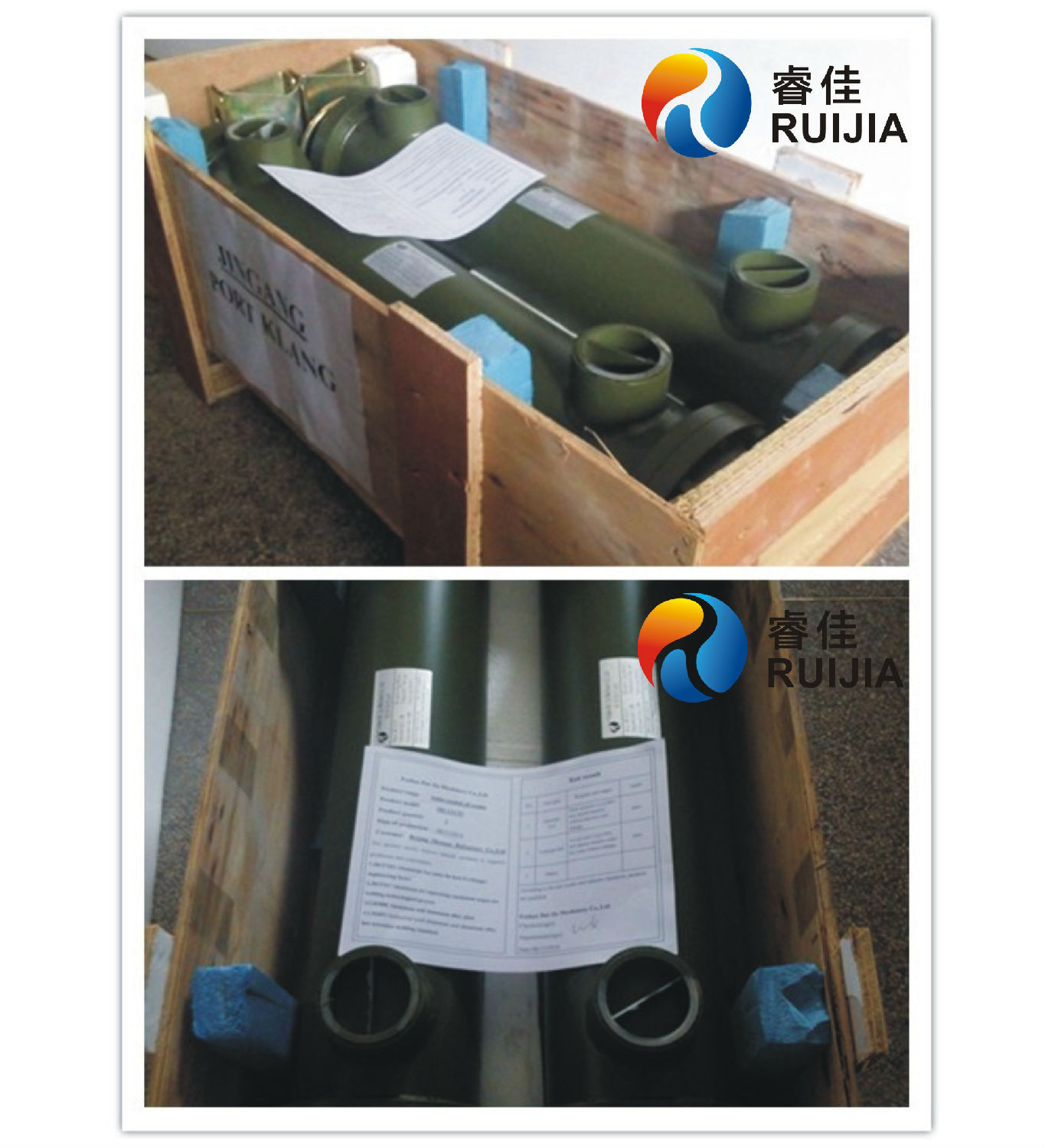 【出口】客戶訂購列管式<font color='red'>油水冷卻器</font>