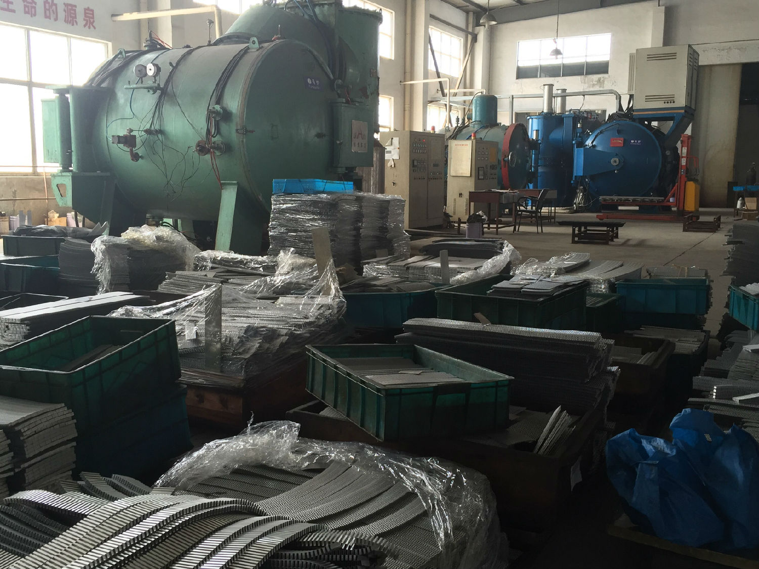 睿佳冷卻器廠家工廠生產(chǎn)場景