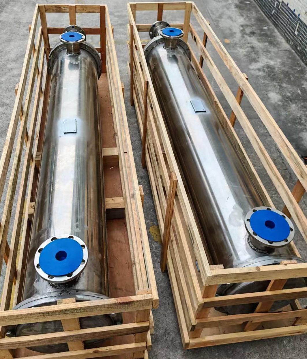 殼管式換熱器產(chǎn)品打包發(fā)貨