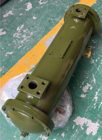 油壓機廠家定制款<font color='red'>列管式水冷卻器</font>案例