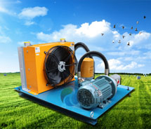 采用風冷式油冷卻器 該如何配置